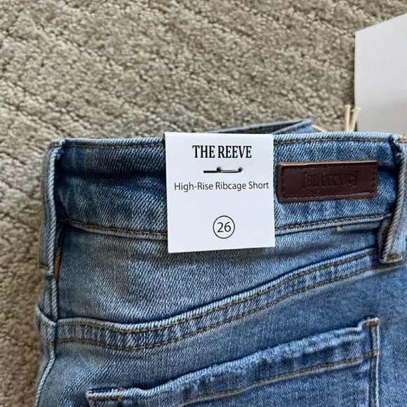 BLANKNYC The Reeve High Waist Denim Shorts In Say Something, 26, NWT - Picture 6 of 6